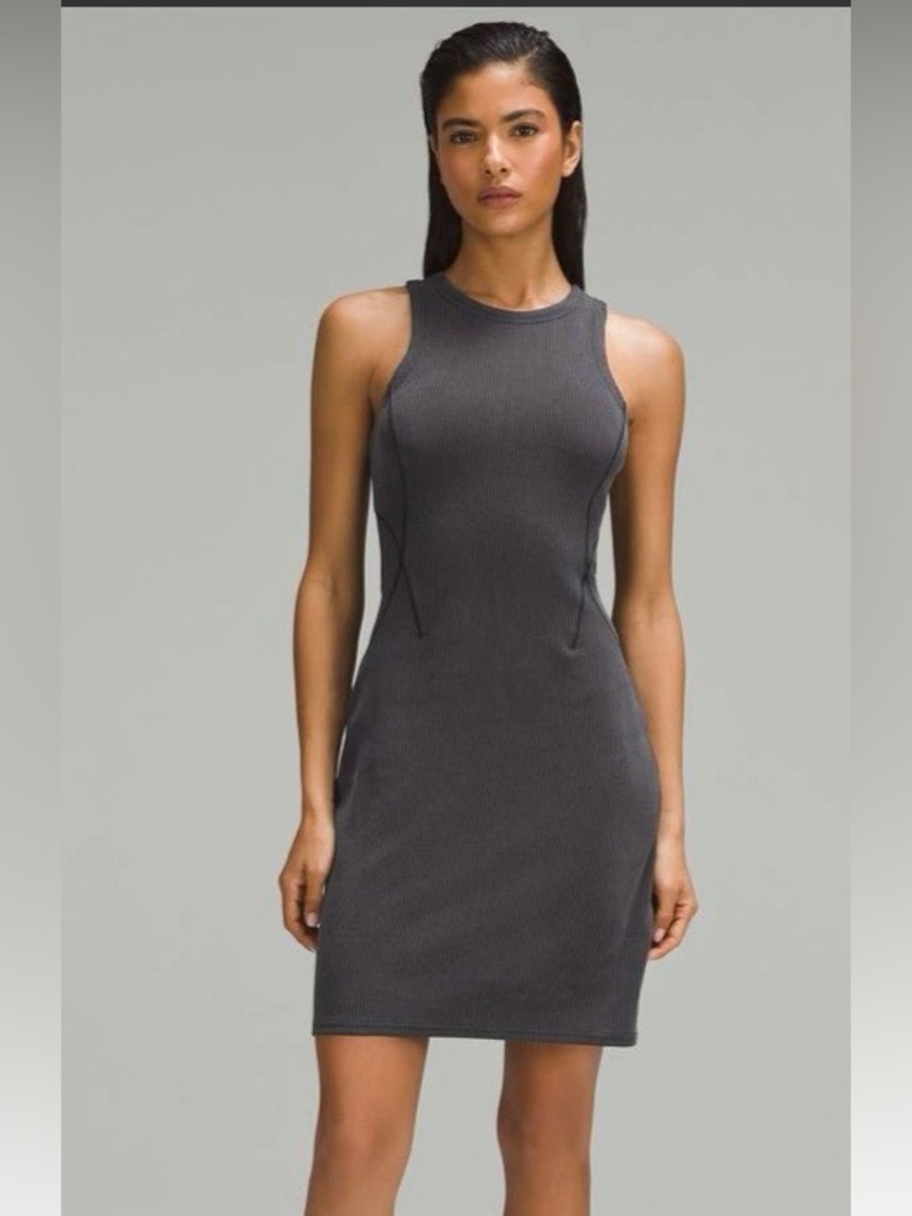 lululemon Ribbed Softstreme™ Slim-Fit Tank Dress NWT Size 6